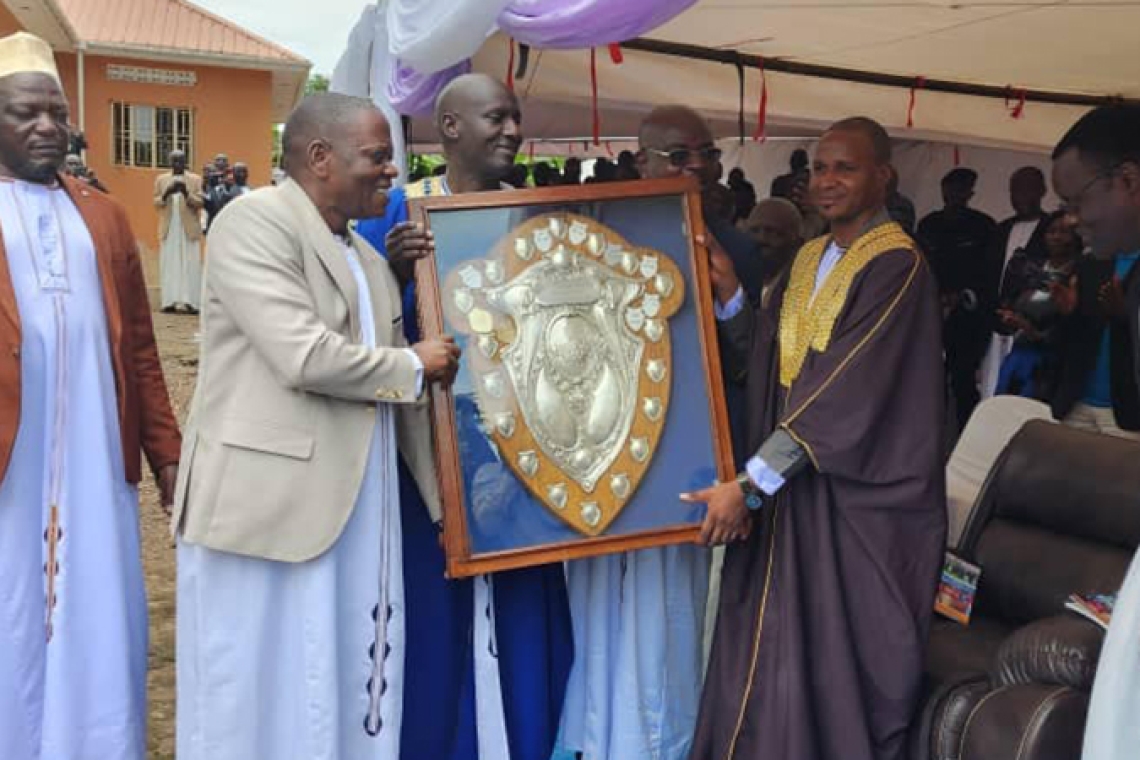 Ngonge clan members celebrate their victory as Champions of 2023 BIKA Football Tournament 